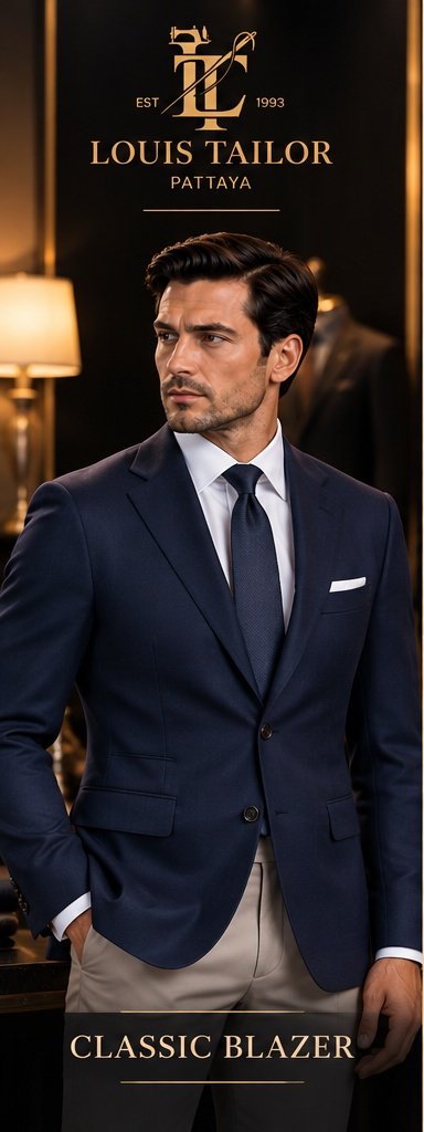 Classic tailored blazer in Pattaya