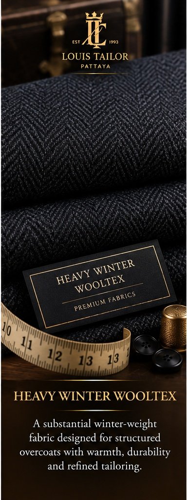 Heavy Winter Wooltex Coat Fabric - Louis Tailor Pattaya